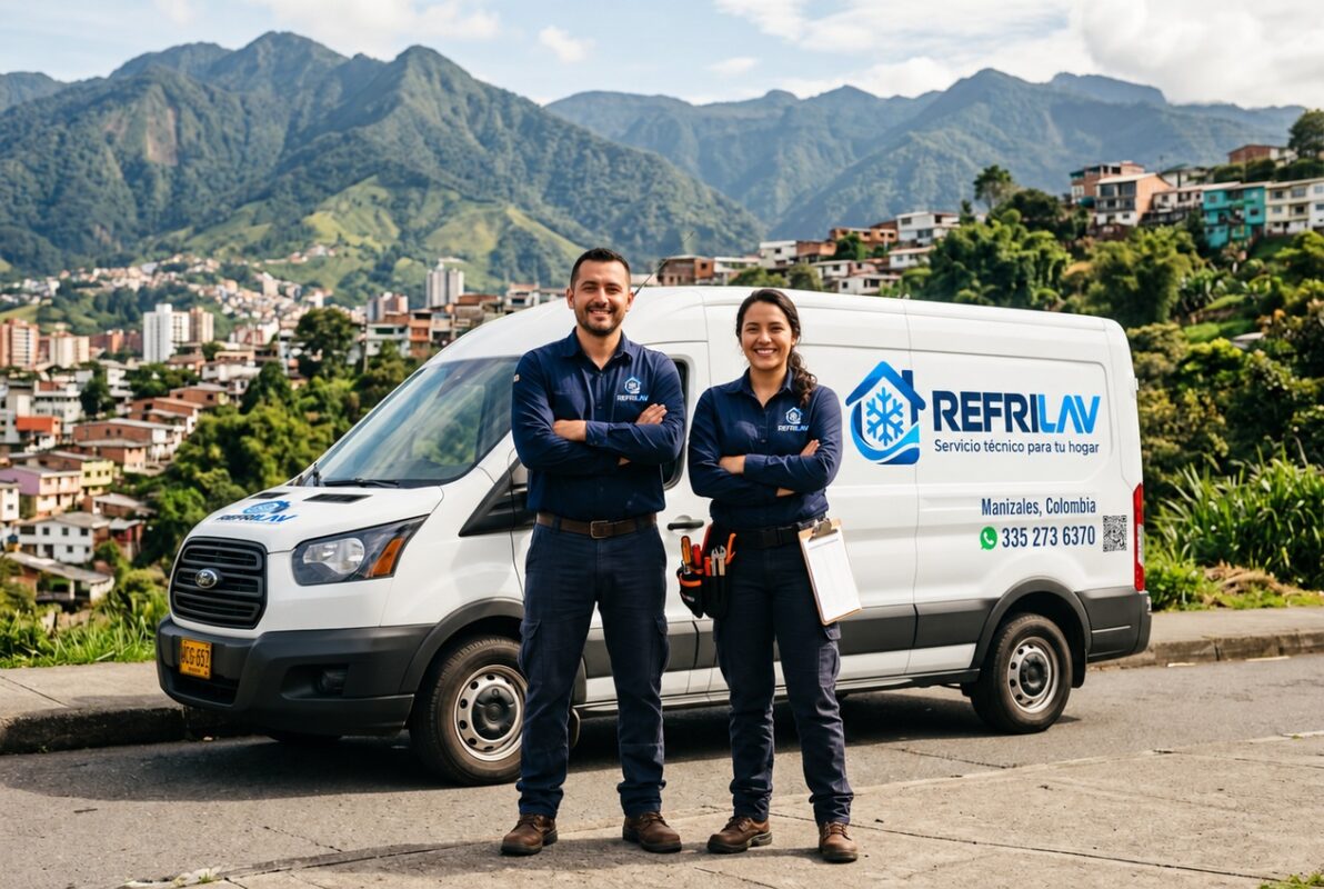 Equipo técnico de Refrilav AV en Manizales